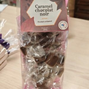 Caramel Tendre au Miel et Chocolat noir 70 %, confiserie artisanale d’Anjou