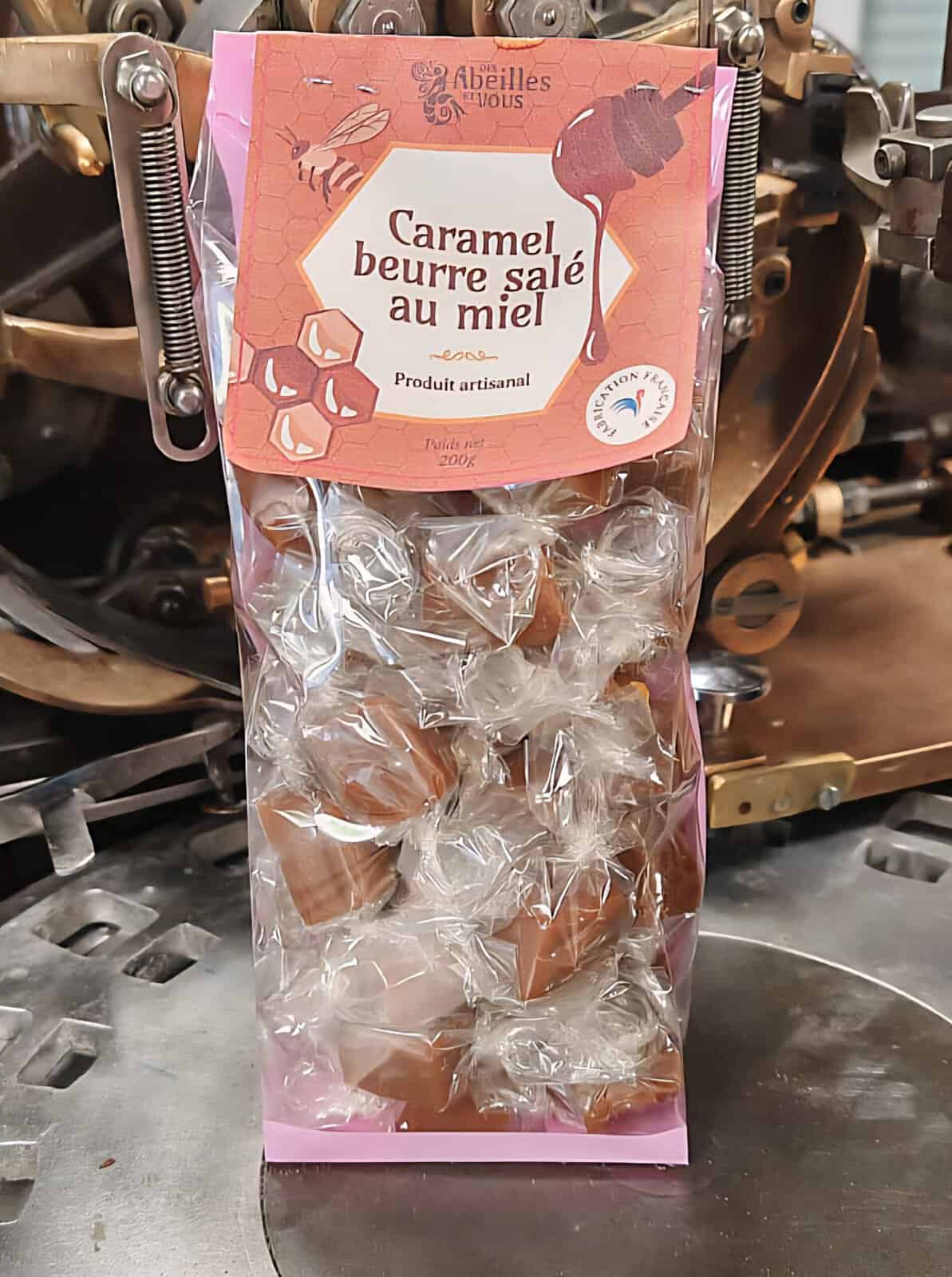 caramel tendre au miel au beurre sale