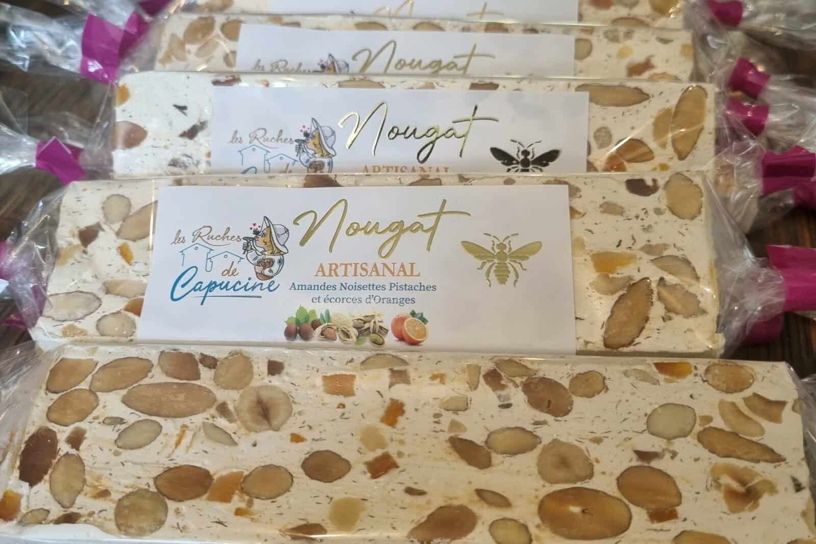 nougat artisanal à l’écorce d’orange confite