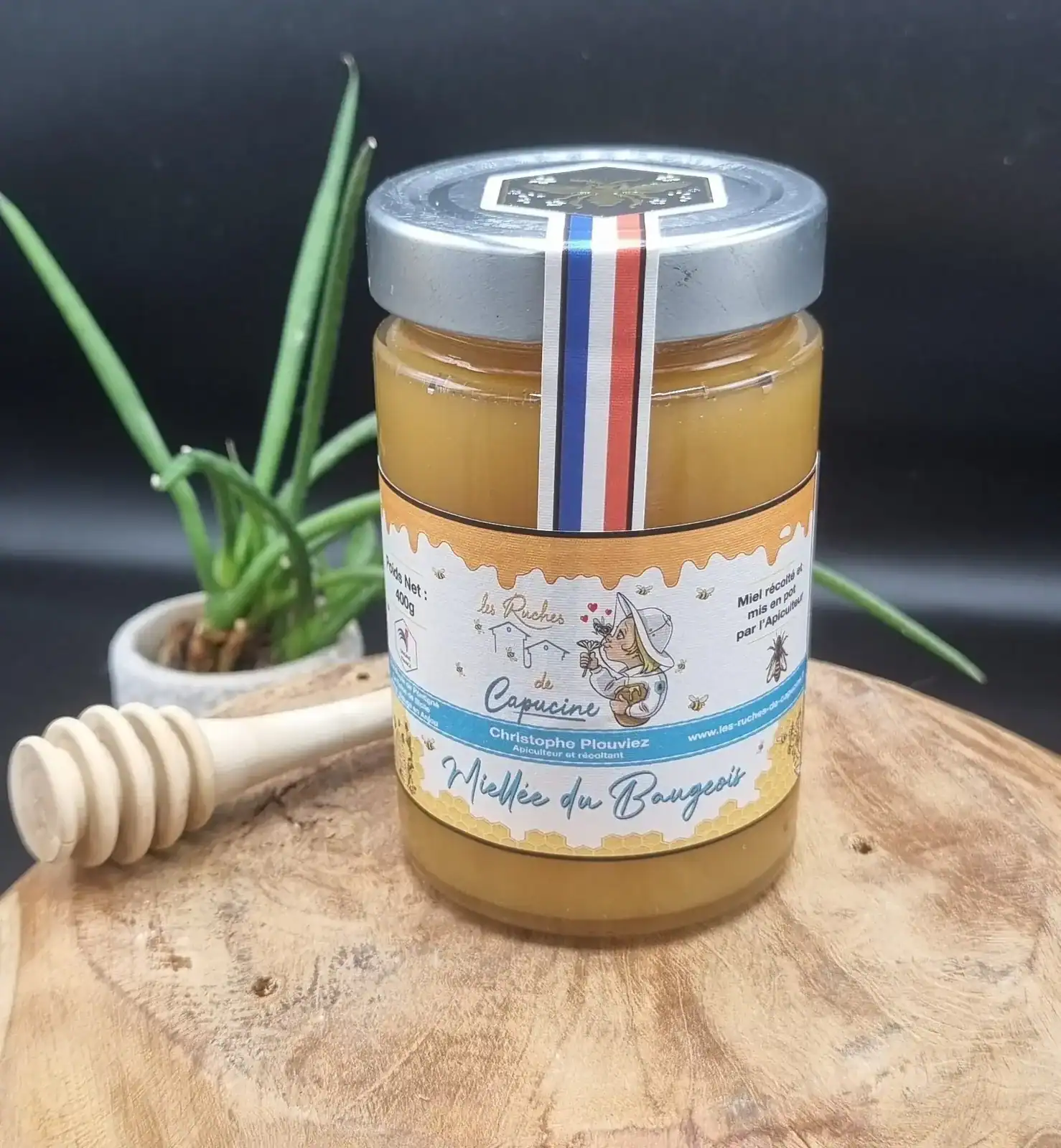 miellée du Baugeois miel de châtaignier 400g
