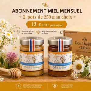 Abonnement miel artisanal en Anjou – Les Ruches de Capucine